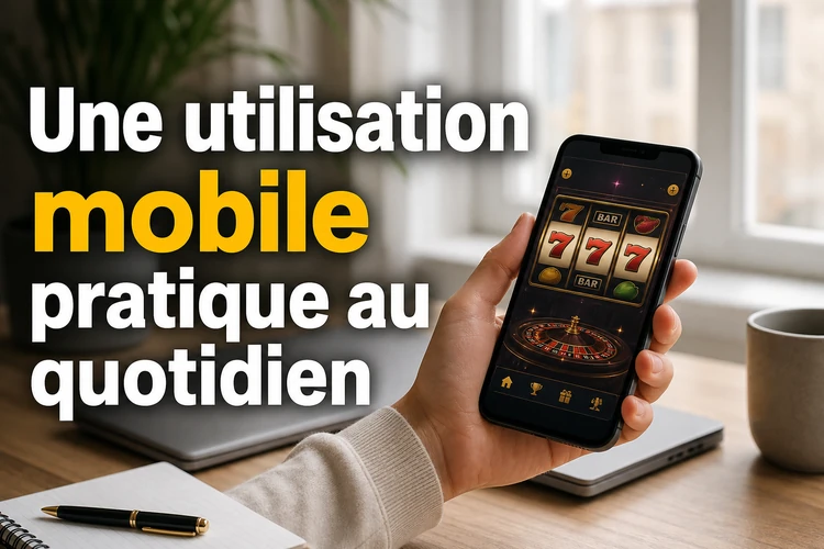 Une utilisation mobile pratique au quotidien